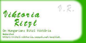 viktoria ritzl business card