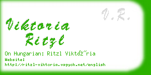 viktoria ritzl business card
